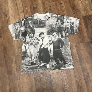 Vintage all over print t shirt